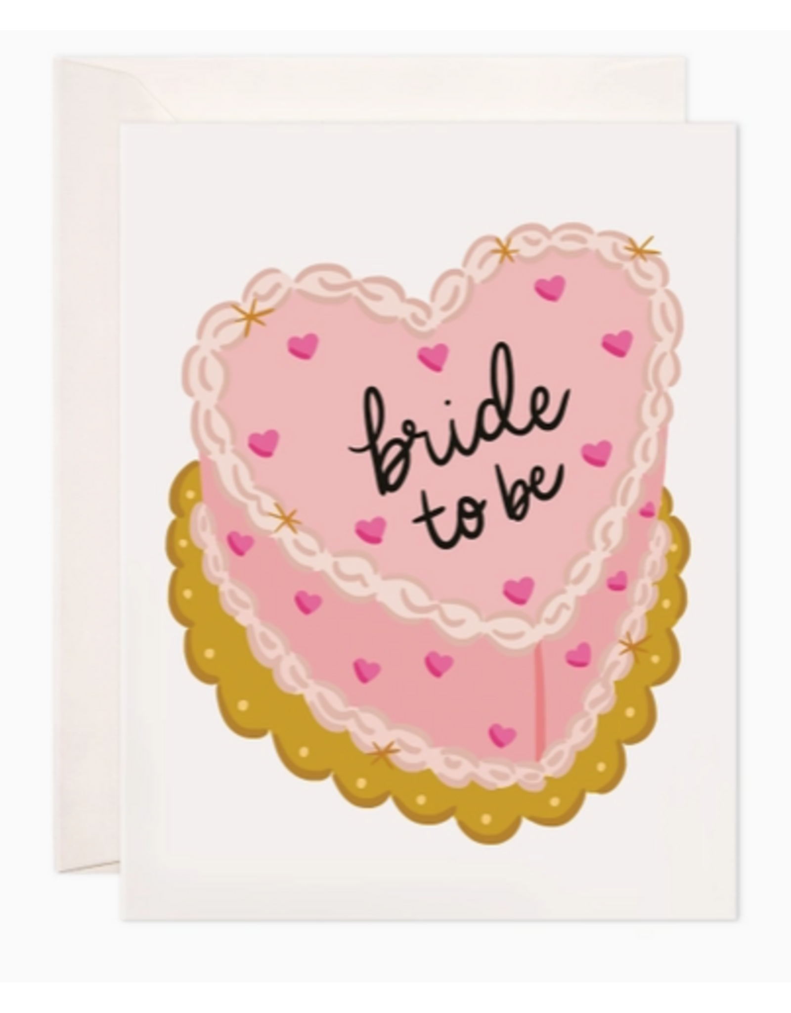 Bloomwolf Studio Bride to Be Cake Card