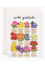 Bloomwolf Studio Flower Stand Gratitude Thank You Card
