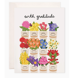 Bloomwolf Studio Flower Stand Gratitude Thank You Card