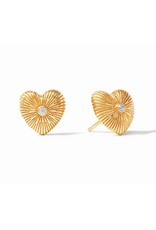 Julie Vos Esme Heart Stud by Julie Vos