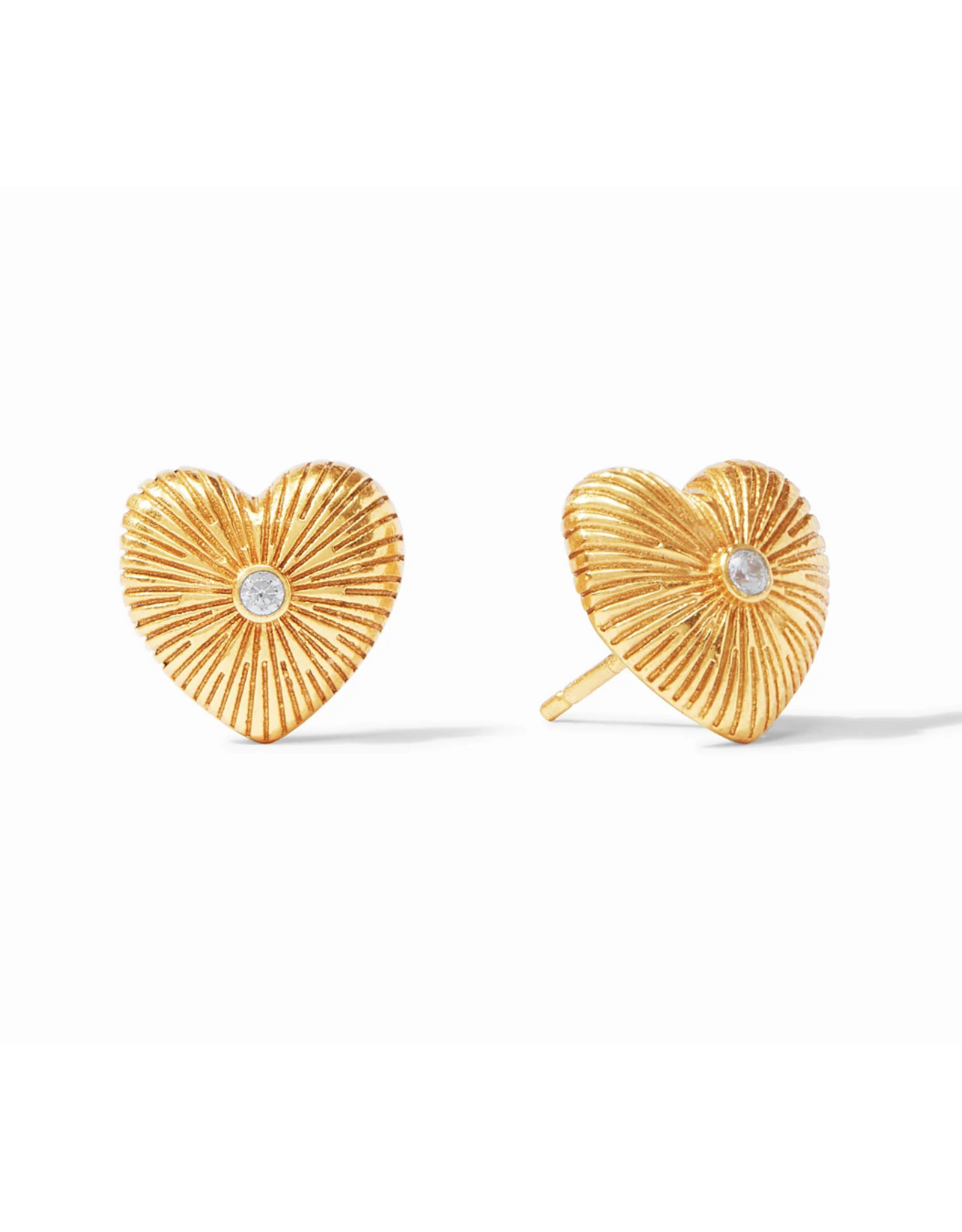 Julie Vos Esme Heart Stud by Julie Vos