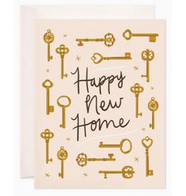 Bloomwolf Studio Happy New Home Key Card