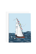 Ramus & Co Happy Birthday Sailboat Card