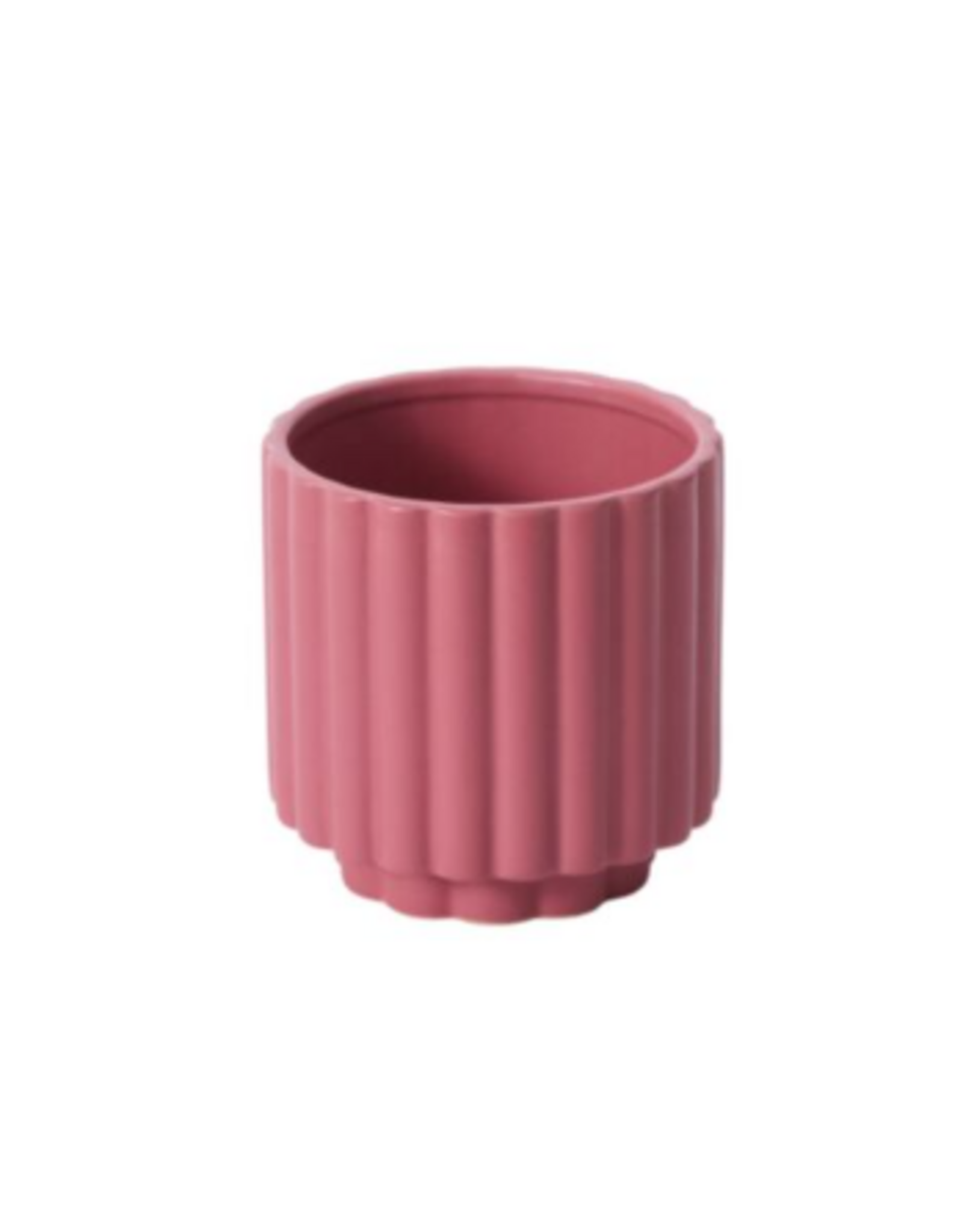 Decor Shop at Junebug Carmen Pot in Medium Pink 4.5"x 4.5"