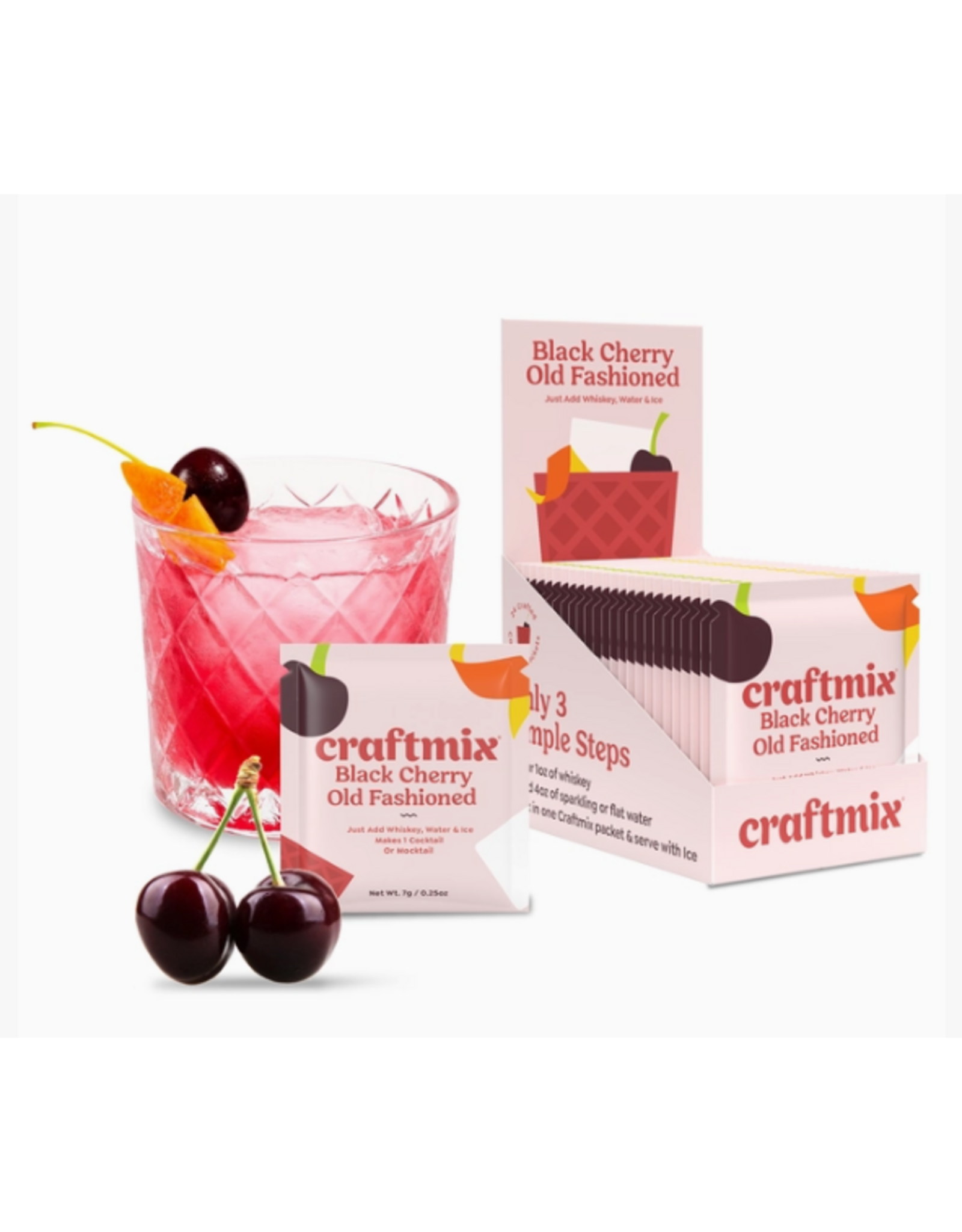 Craftmix Black Cherry Old Fashion Cocktail Mixer - Single