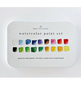 Emily Lex Studio Watercolor Paint Set - White Box