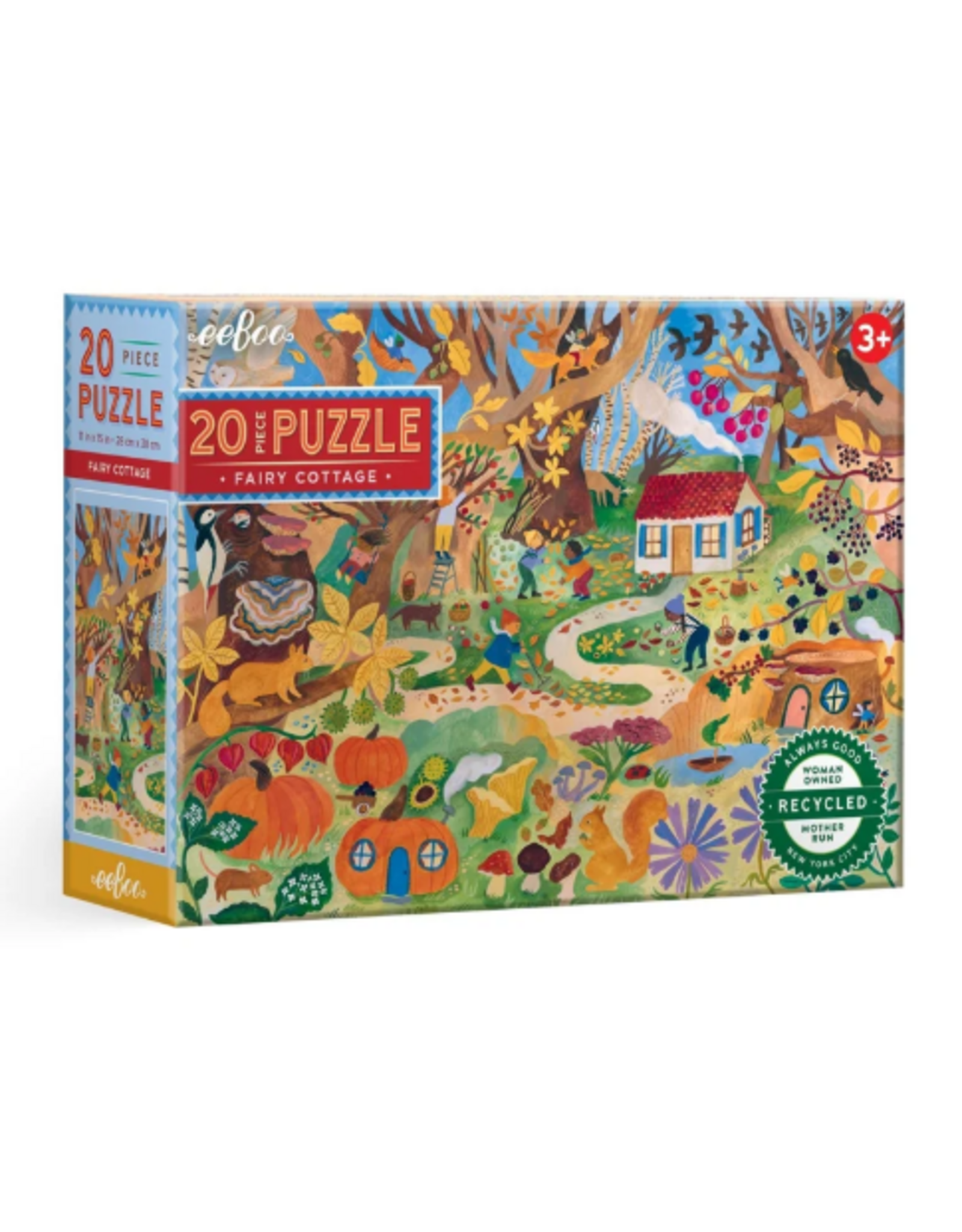 eeBoo Cottage Fairy Puzzle