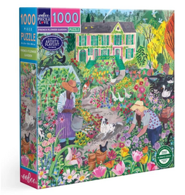 eeBoo French Flower Garden Puzzle