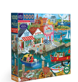 eeBoo New England Wharf Puzzle Puzzle