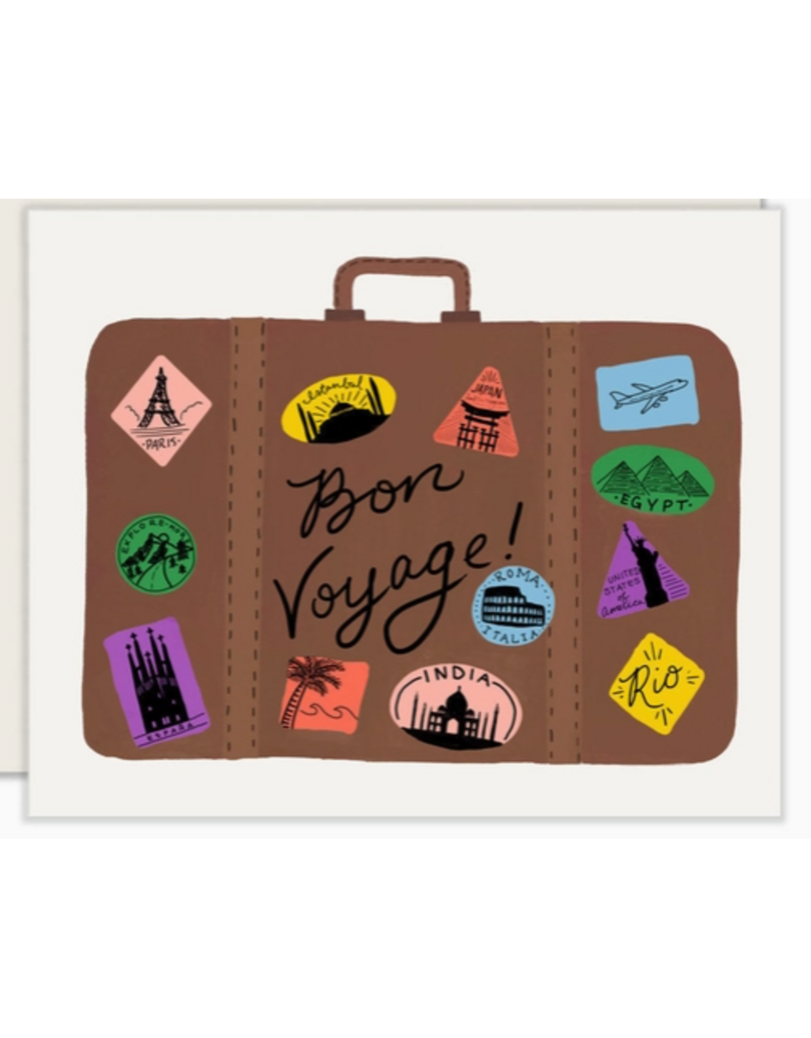 Slightly Stationery Bon Voyage Card