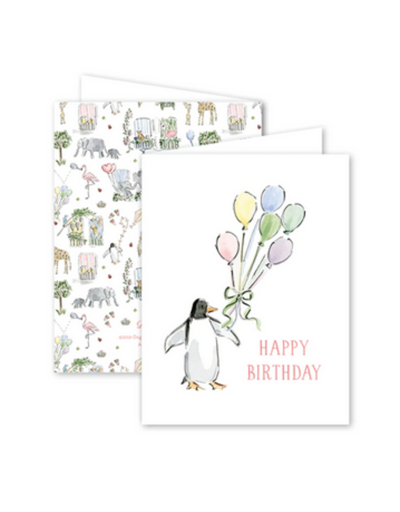 Dogwood Hill Zoo in the City Birthday Card