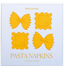 Piecework Puzzles Pasta Cocktail Napkins - Set of 4