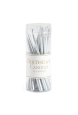 Caspari Birthday Candles in Silver