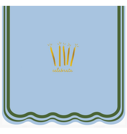 Emergency Confetti Celebrate Cocktail Napkins in Blue