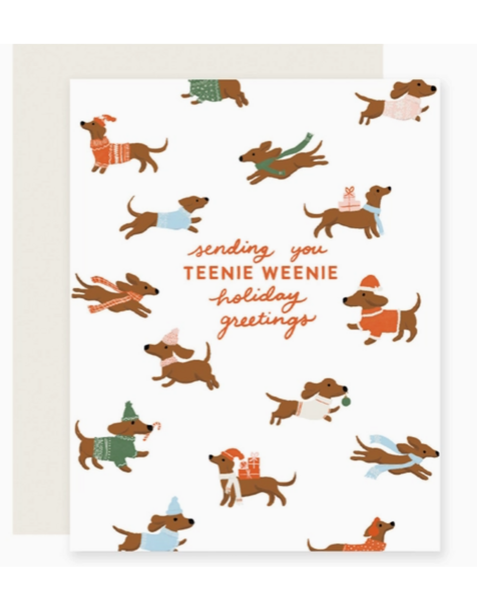 Slightly Stationery Teenie Weenie Holiday Card