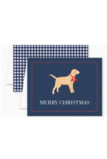 Dogwood Hill Piedmont Place Yellow Lab Holiday Card