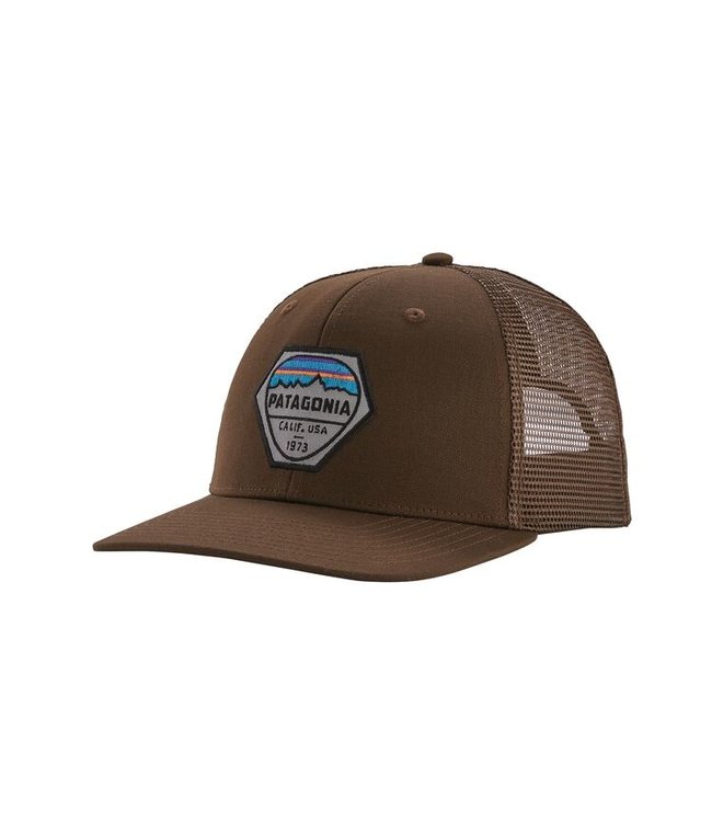 patagonia fitz roy hex trucker hat