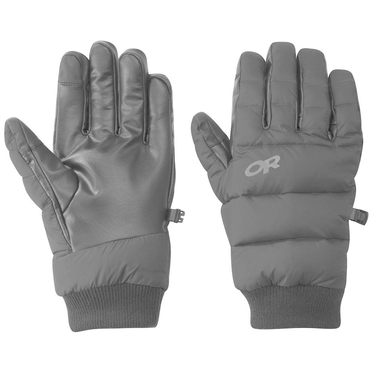 Black XL Outdoor Research Transcendent Down Mitts