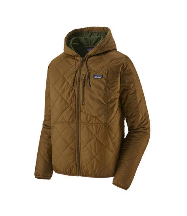 patagonia men's diamond quilt bomber hoody black