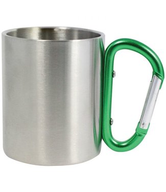 Carabiner Mug-Green 8oz