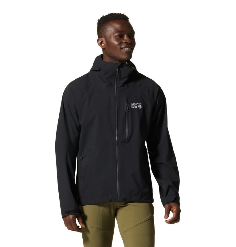 Mountain Hardwear Men's Stretch Ozonic Jacket (XL Surplus Green)