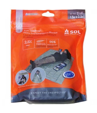 SOL Heavy Duty Emergency Blanket OD Green