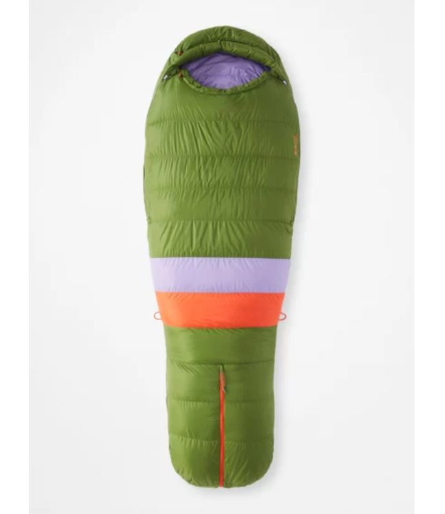 Outbound Comfort Insulated Cotton Lined Cold Weather Sleeping Bag w/  Compression Sack, -5°C