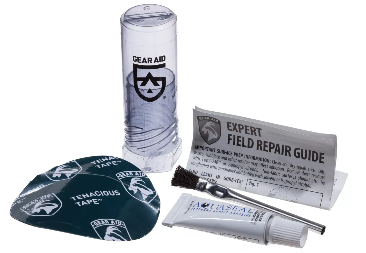 Gear Aid Aquaseal FD Repair Kit .25oz Quest Outdoors