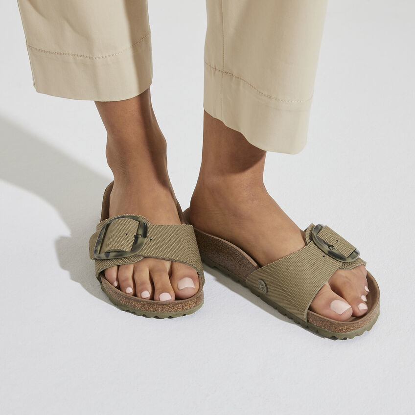 Birkenstock MADRID VEGAN BIG BUCKLE CANVAS - Quest Outdoors