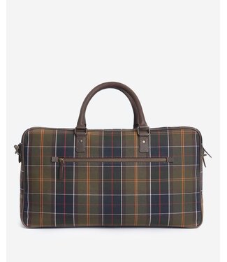 Barbour Tartan & Leather Holdall