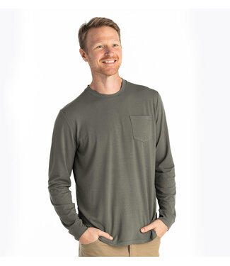 Free Fly Men's Bamboo Flex Long Sleeve Henley