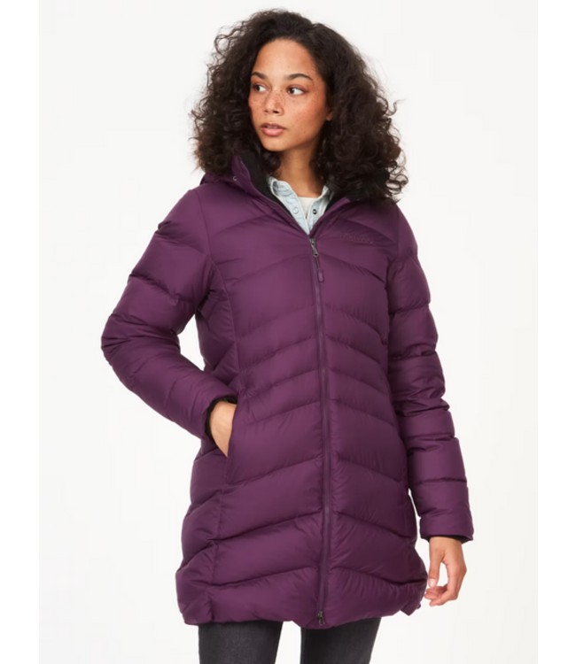 Marmot long puffer coat hotsell