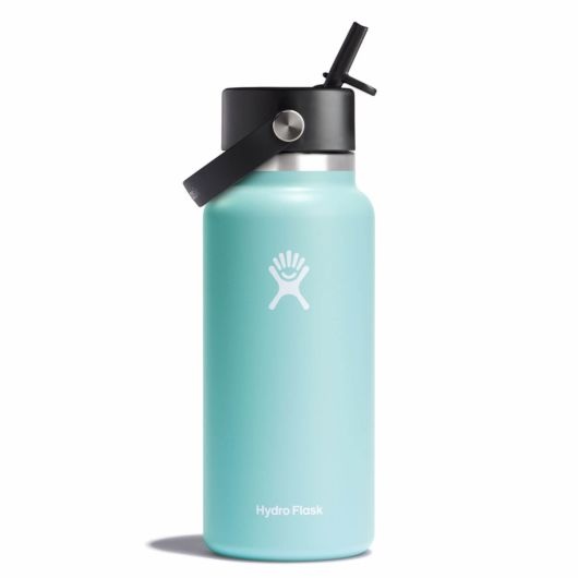 弁当箱・水筒 Hydro Flask 32 OZ WIDE FLEX STRAW CAP 32 oz Wide Mouth Travel Bottle with Flex Straw Cap