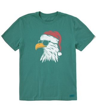 Life is Good Men's Holiday Eagle Crusher Tee