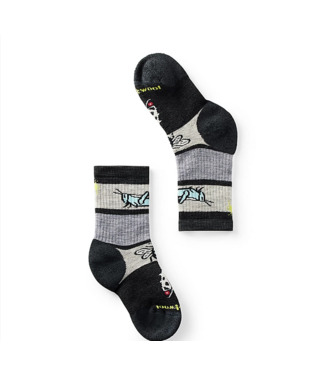 Smartwool Kids' Hike Full Cushion Garden Bugs Pattern Crew Socks