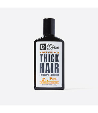 Duke Cannon News Anchor 2-in-1 Hair Wash - Bay Rum