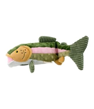 Tall Tails 14" Rainbow Trout Twitchy Tail Toy