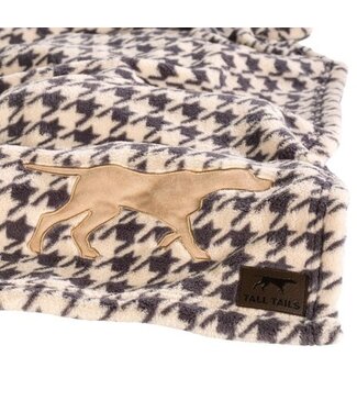 Tall Tails Fleece Houndstooth Blanket