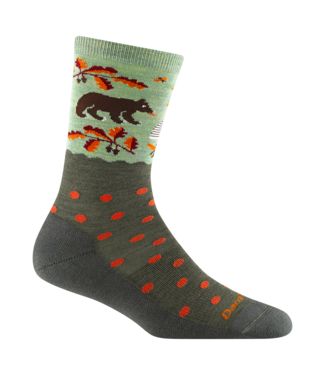 Darn Tough Vermont Women's 6105 Wild Life Crew Lightweight with Cushion