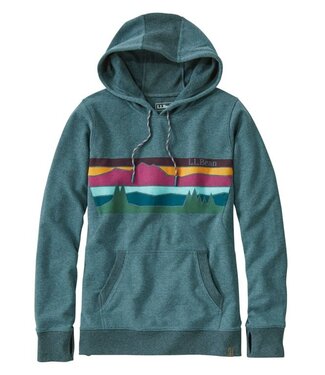 L.L.Bean Women's Bean's Cozy Camp Hoodie Graphic Regular