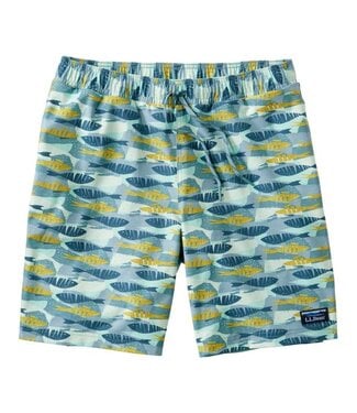 L.L.Bean Men's Vacationland Stretch Swim Trunk 8" Printed Regular