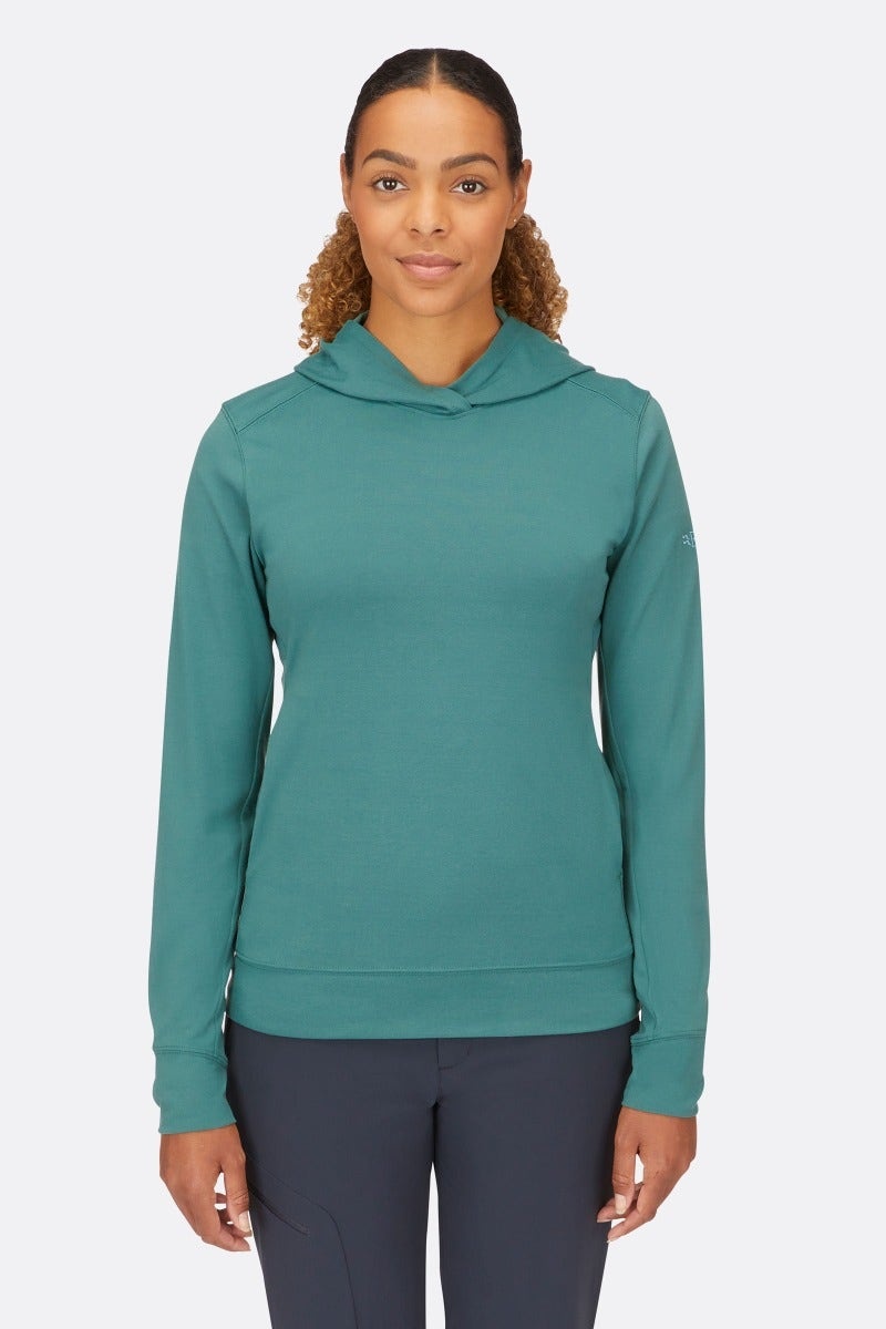 (取寄) ラブ レディース セントラム パーカー - ウィメンズ Rab women Centrum Hoodie - Women's Tempest Blue Rab Women's Centrum Hoody - Quest Outdoors