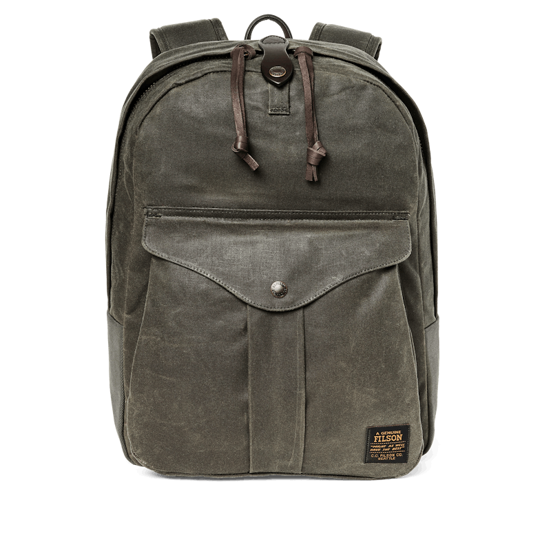 Filson weatherproof leather journeyman backpack discount