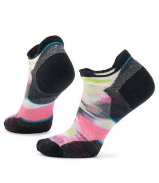 Smartwool W's Run Targeted Cushion Brushed Print Low Ankle Socks