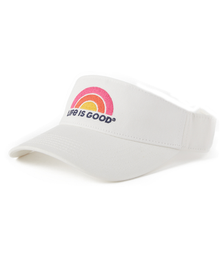 Life is Good Happiness Comes in Waves Chill Cap Visor