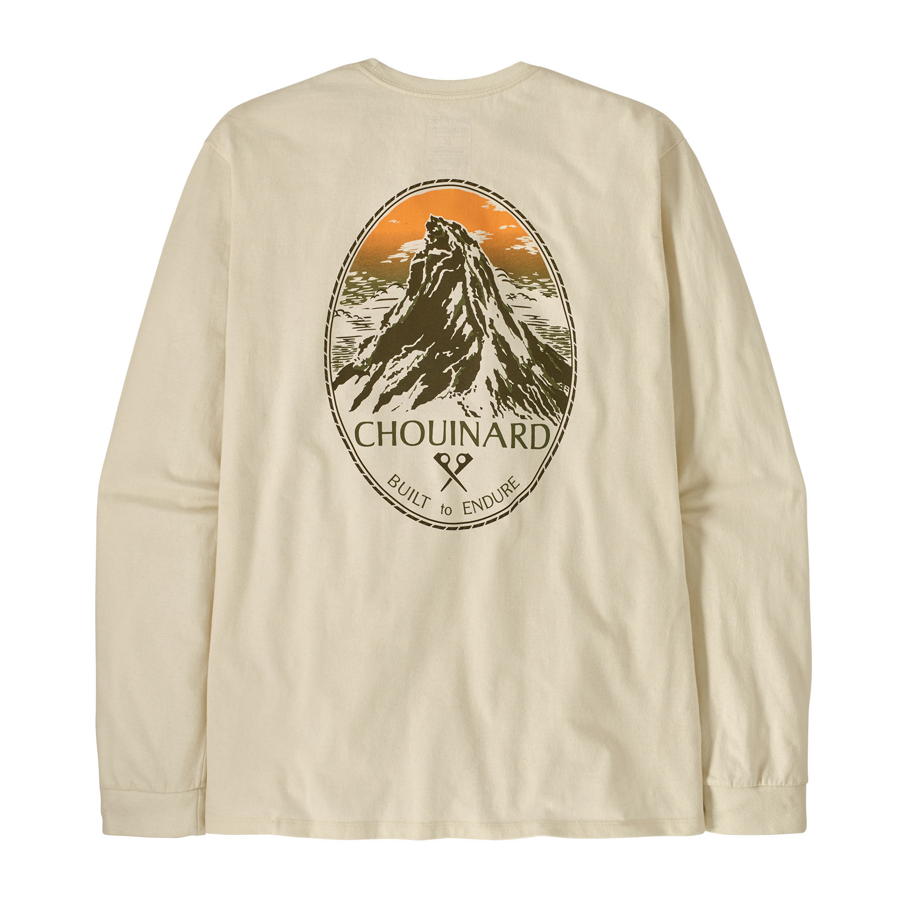 レア　Chouinard シュイナード　patagonia Patagonia M's L/S Chouinard Crest Responsibili-Tee - Quest