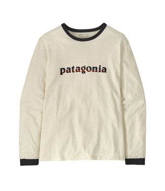 Patagonia Women's Long-Sleeved '73 Text Logo Responsibili-Tee®