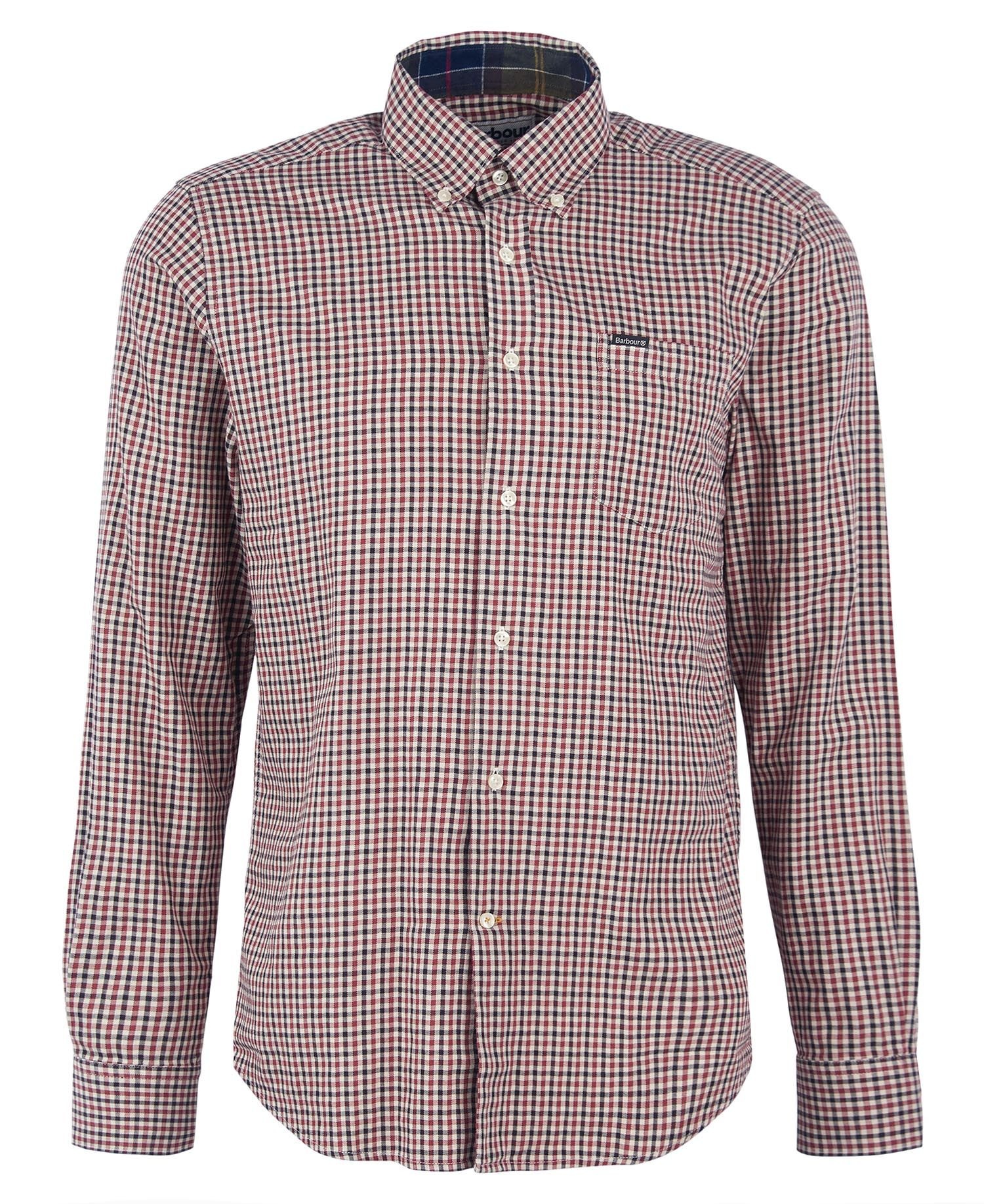 Barbour gingham shirt sale