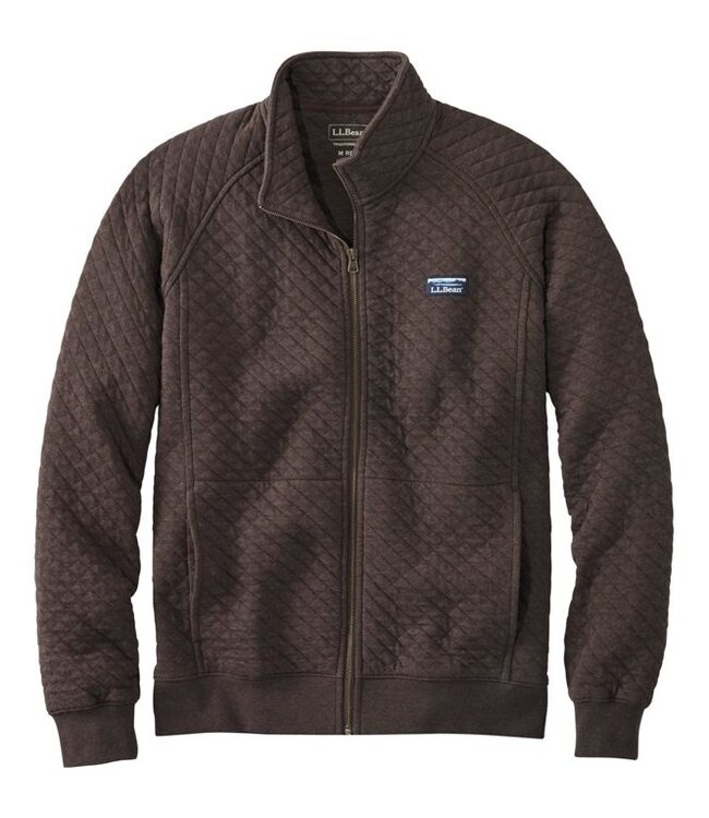 L.L.Bean Men s Bean s Quilted Sweatshirt Full Zip Regular Quest Outdoors