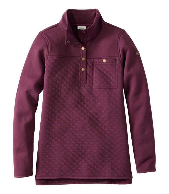 Ll bean womens quilted pullover deals